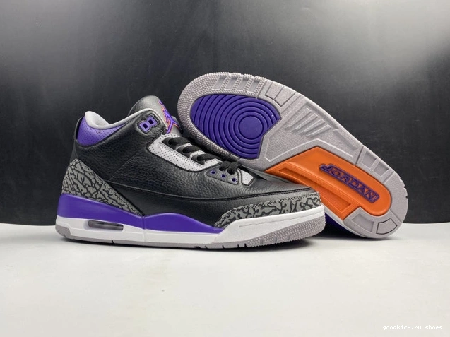 Rep 050 Court Black Jordan Retro CT8532 Purple 3 Air 0701